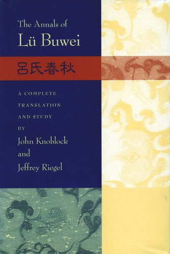 The Annals Of L Buwei