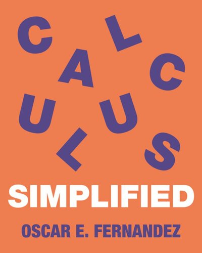 Calculus Simplified Oscar Fernandez