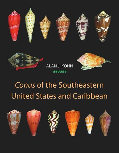 Conus Of The Southeastern United States And Caribbean Course Book Alan J Kohn
