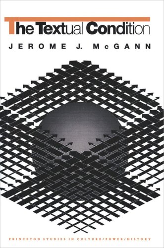 The Textual Condition Jerome J Mcgann