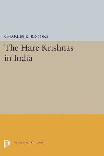 The Hare Krishnas In India Course Book Charles R Brooks