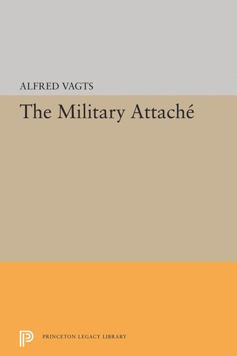 Military Attache Alfred Vagts