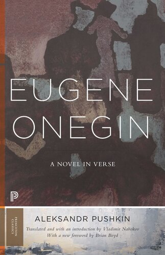 Eugene Onegin A Novel In Verse Text Vol 1 Aleksandr Pushkin