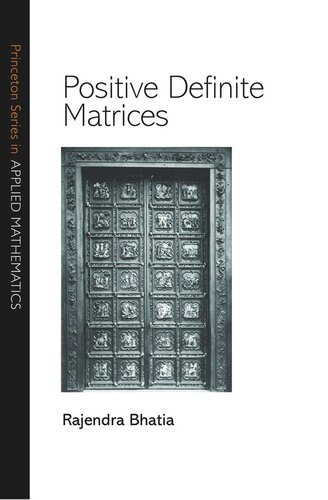 Positive Definite Matrices Course Book Rajendra Bhatia