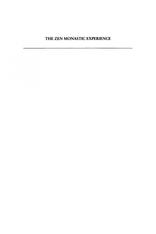 The Zen Monastic Experience Buddhist Practice In Contemporary Korea Robert E Buswell