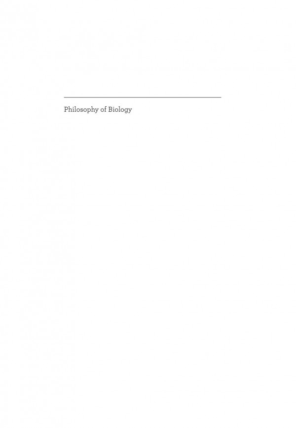 Philosophy Of Biology Course Book Peter Godfreysmith
