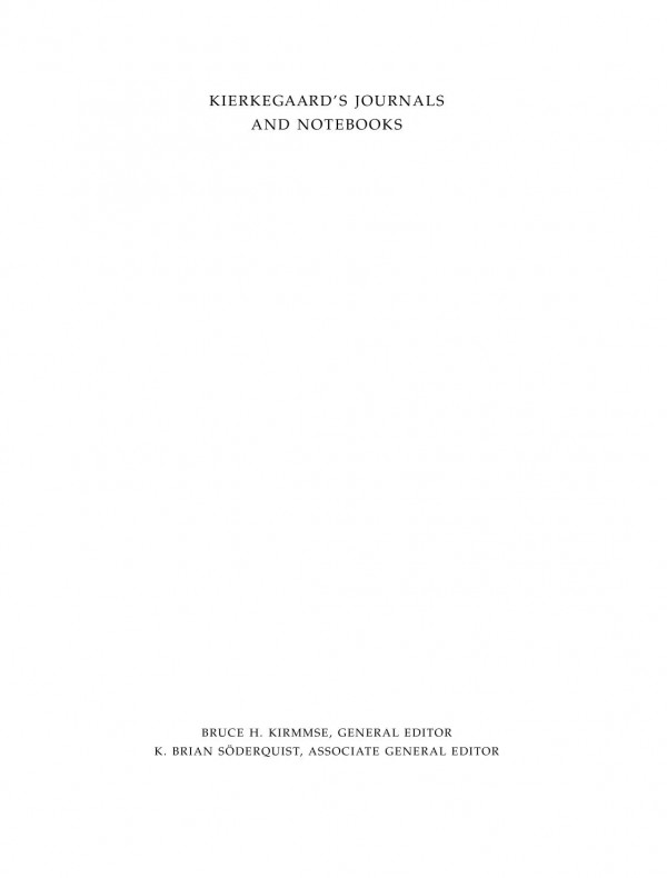 Kierkegaards Journals And Notebooks Volume 2 Journals Eekk