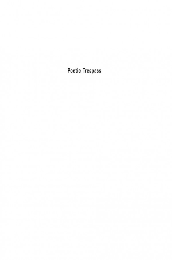 Poetic Trespass Writing Between Hebrew And Arabic In Israelpalestine Pilot Project Ebook Available To Selected Us Libraries Only Lital Levy
