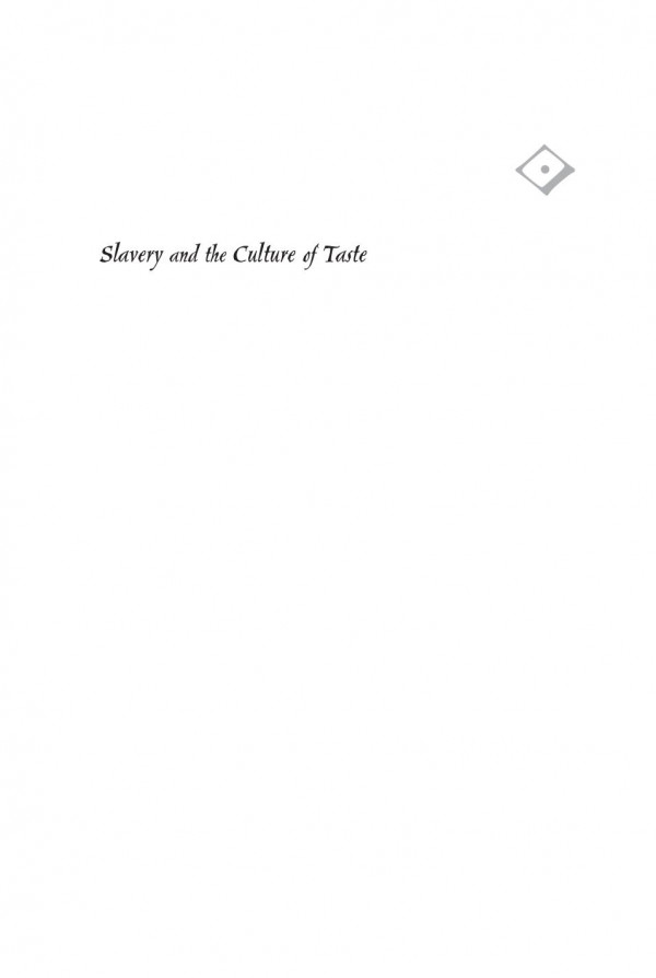 Slavery And The Culture Of Taste Core Textbook Simon Gikandi