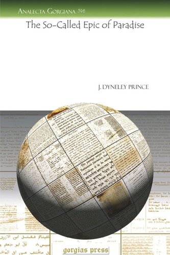 The Socalled Epic Of Paradise J Dyneley Prince