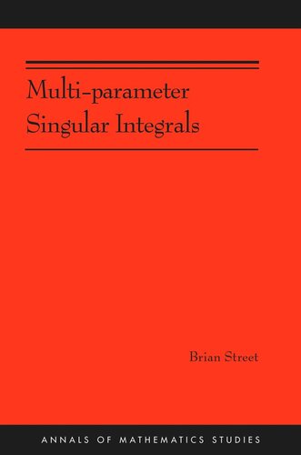 Multiparameter Singular Integrals Am189 Volume I Course Book Brian Street