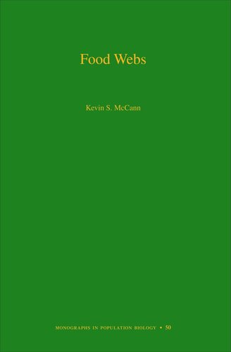 Food Webs Mpb50 Course Book Kevin S Mccann