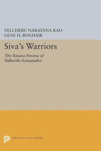 Sivas Warriors The Basava Purana Of Palkuriki Somanatha Course Book Velcheru Narayana Rao Gene H Roghair
