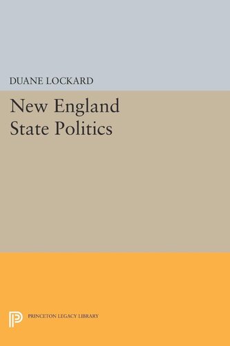 New England State Politics Duane Lockard