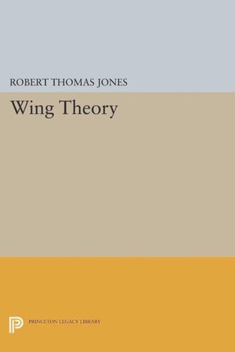 Wing Theory Course Book Robert Thomas Jones