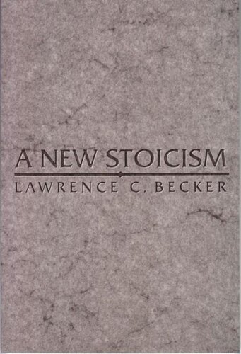A New Stoicism Course Book Lawrence C Becker