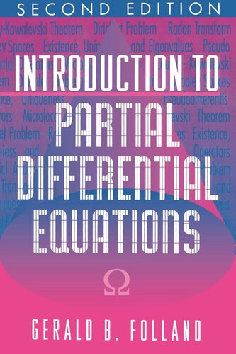 Introduction To Partial Differential Equations Second Edition Gerald B Folland