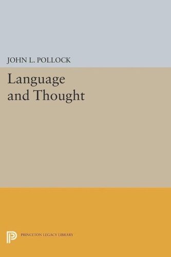 Language And Thought Course Book John L Pollock