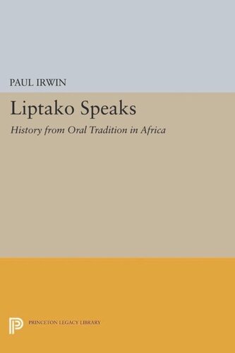 Liptako Speaks History From Oral Tradition In Africa Course Book Paul Irwin