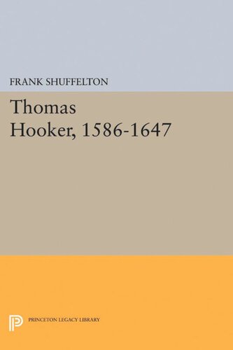 Thomas Hooker 15861647 Frank Shuffelton