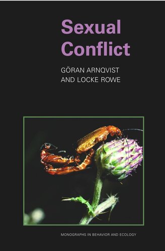 Sexual Conflict Course Book Göran Arnqvist Locke Rowe