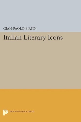 Italian Literary Icons Course Book Gianpaolo Biasin