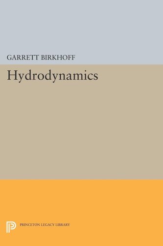 Hydrodynamics Garrett Birkhoff