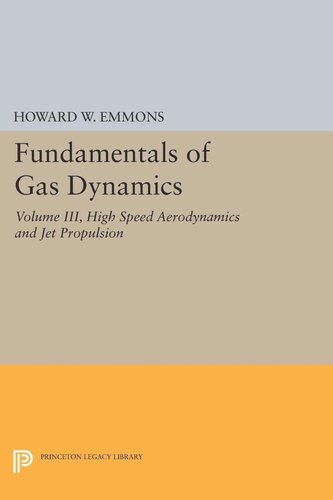Fundamentals Of Gas Dynamics Howard W Emmons