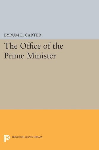 Office Of The Prime Minister Byrum E Carter