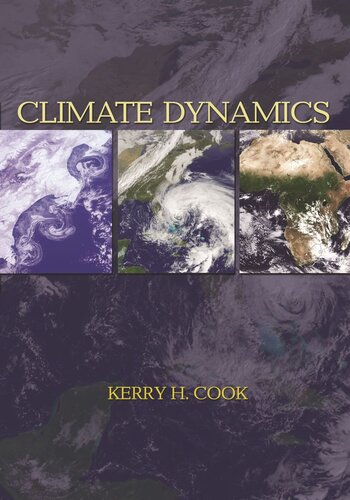 Climate Dynamics Kerry H Cook