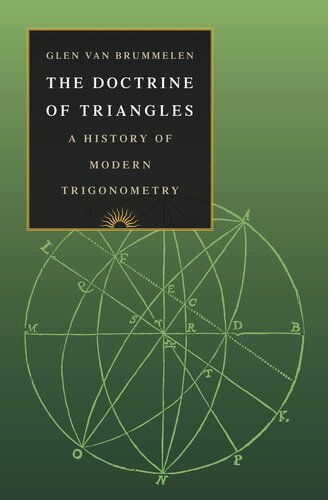 The Doctrine Of Triangles A History Of Modern Trigonometry Glen Van Brummelen