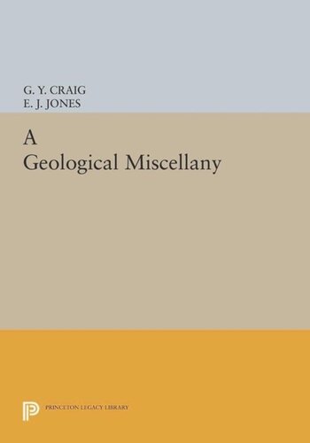 A Geological Miscellany Course Book G Y Craig E J Jones