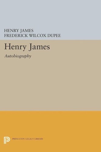 Henry James Autobiography Course Book Henry James