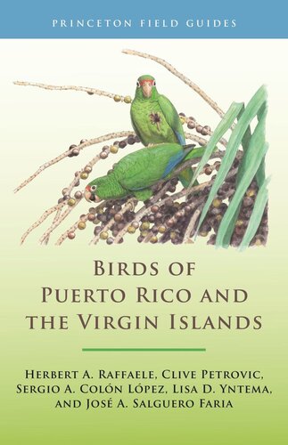 Birds Of Puerto Rico And The Virgin Islands Fully Revised And Updated Third Edition Herbert A Raffaele Clive Petrovic Sergio A Coln Lpez Lisa D Yntema Jos A Salguero Faria