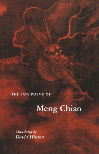 The Late Poems Of Meng Chiao Meng Chiao David Hinton