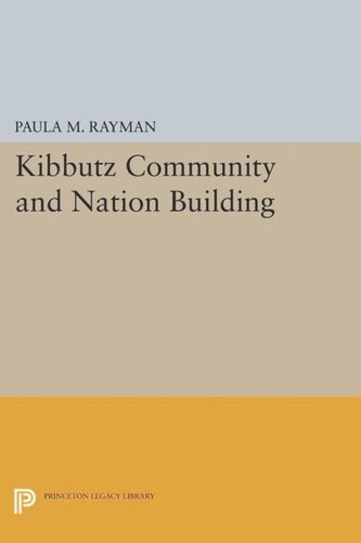 Kibbutz Community And Nation Building Course Book Paula M Rayman