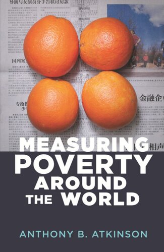 Measuring Poverty Around The World Anthony B Atkinson