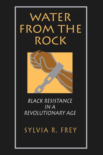 Water From The Rock Black Resistance In A Revolutionary Age Sylvia R Frey