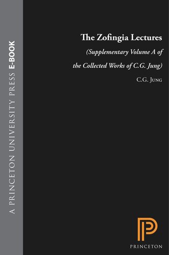 Collected Works Of Cg Jung Supplements Collected Works Of C G Jung Supplementary Volume A The Zofingia Lectures C G Jung