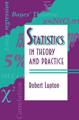 Statistics In Theory And Practice Robert Lupton