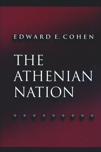The Athenian Nation Course Book Edward Cohen
