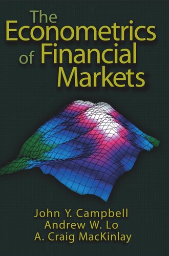 The Econometrics Of Financial Markets John Y Campbell Andrew W Lo A Craig Mackinlay