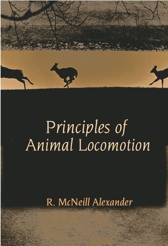 Principles Of Animal Locomotion Course Book R Mcneill Alexander