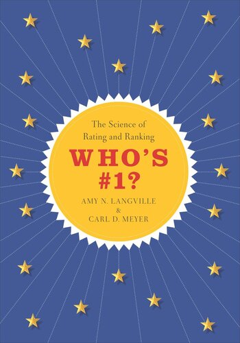 Whos 1 The Science Of Rating And Ranking Course Book Amy N Langville Carl D Meyer