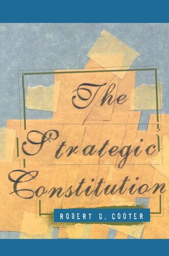 The Strategic Constitution Robert D Cooter