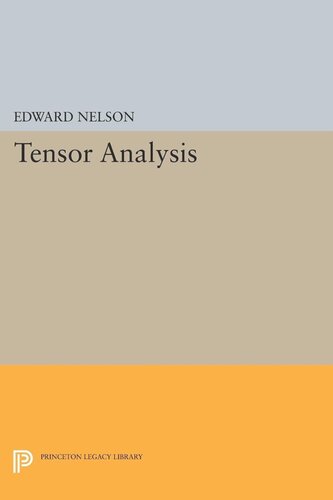 Tensor Analysis Edward Nelson