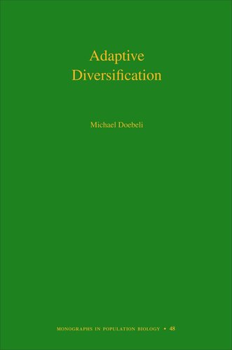 Adaptive Diversification Mpb48 Course Book Michael Doebeli