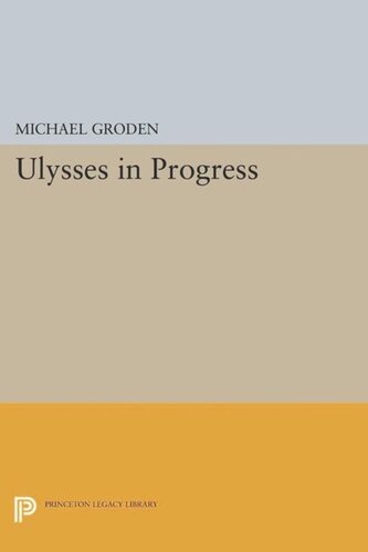 Ulysses In Progress Course Book Michael Groden