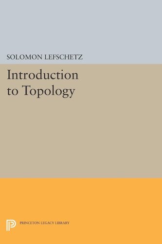 Introduction To Topology Solomon Lefschetz