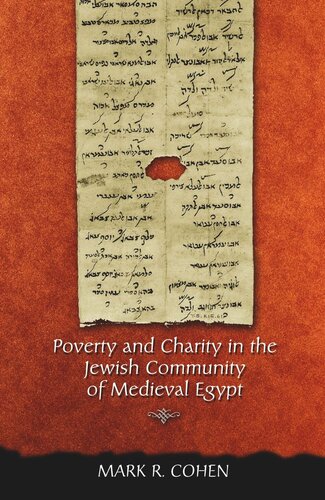 Poverty And Charity In The Jewish Community Of Medieval Egypt Course Book Mark R Cohen